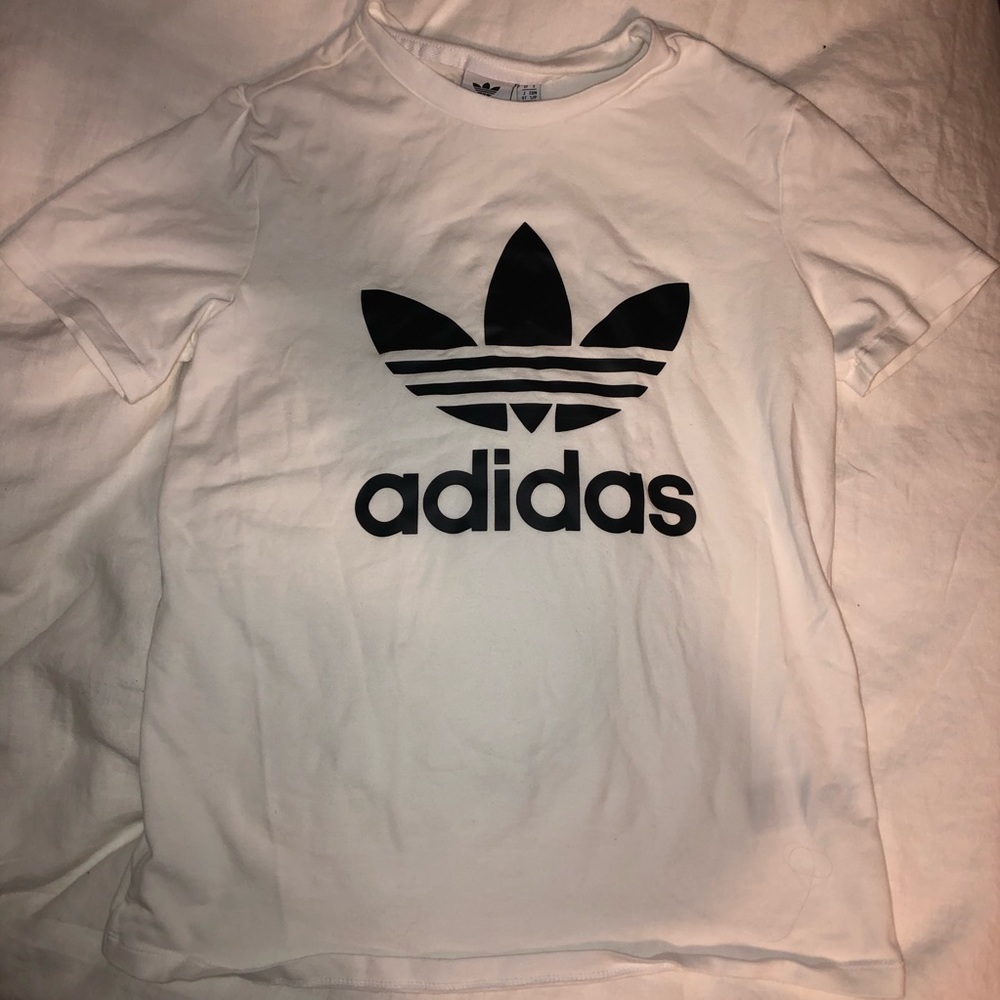 adidas logo tee